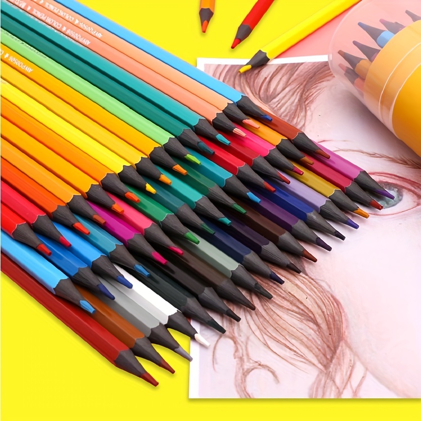 36 Colored Coloring Pencils Set Adult Coloring Books, Drawing