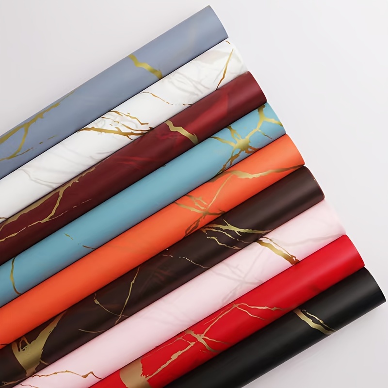 Korean New Flower Wrapping Paper Cynthia Paper Meets Golden - Temu