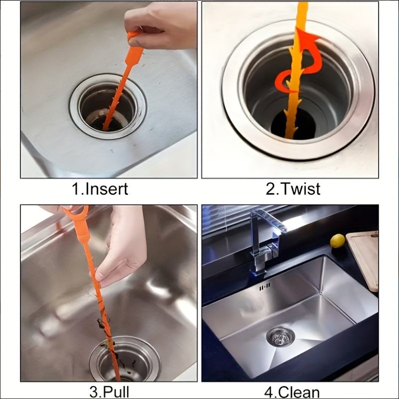 Pipeline Dredging Brush Sink Drain Overflow Cleaning - Temu