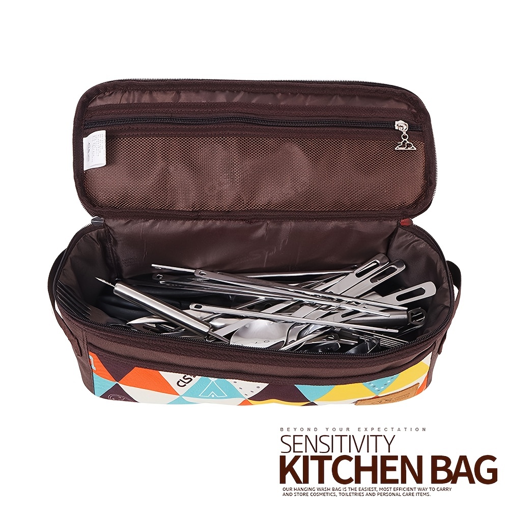 IDOOGEN Multipurpose Organizer Camping Kitchen Tool Bag, Organizer Kit