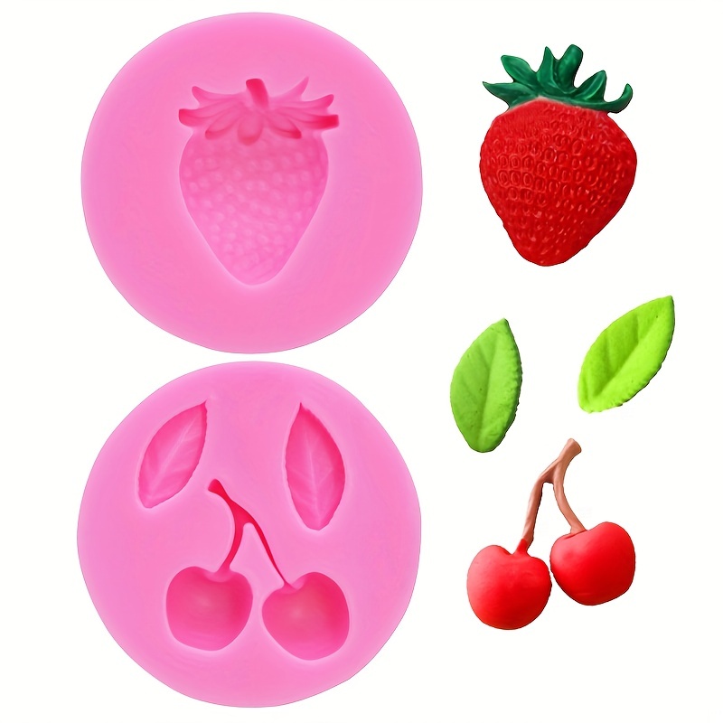 3d Strawberry shaped Silicone Mold Silicone Materials For - Temu