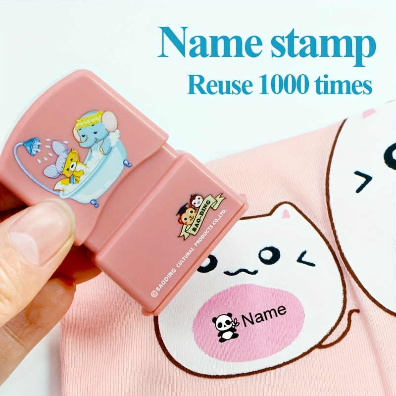 Customized Name Stamp For Kids Waterproof Name Chop For - Temu Germany