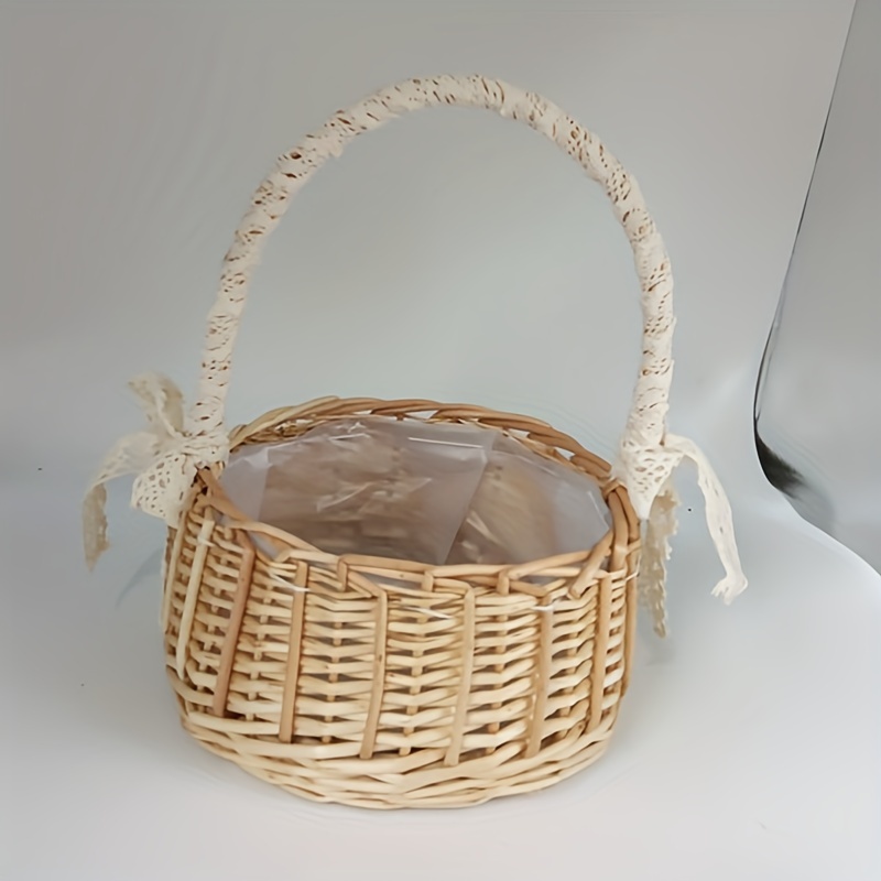 Flower Girl Basket, Hand-woven Wooden Flower Basket, Rectangular Hand-held,  Wooden Flower Basket, Flower Arrangements Basket, Rattan Woven Succulent  Plant Basket, Bridesmaid Gifts, Bride, Bachelorette Party, Wedding  Decorations For Reception - Temu Germany