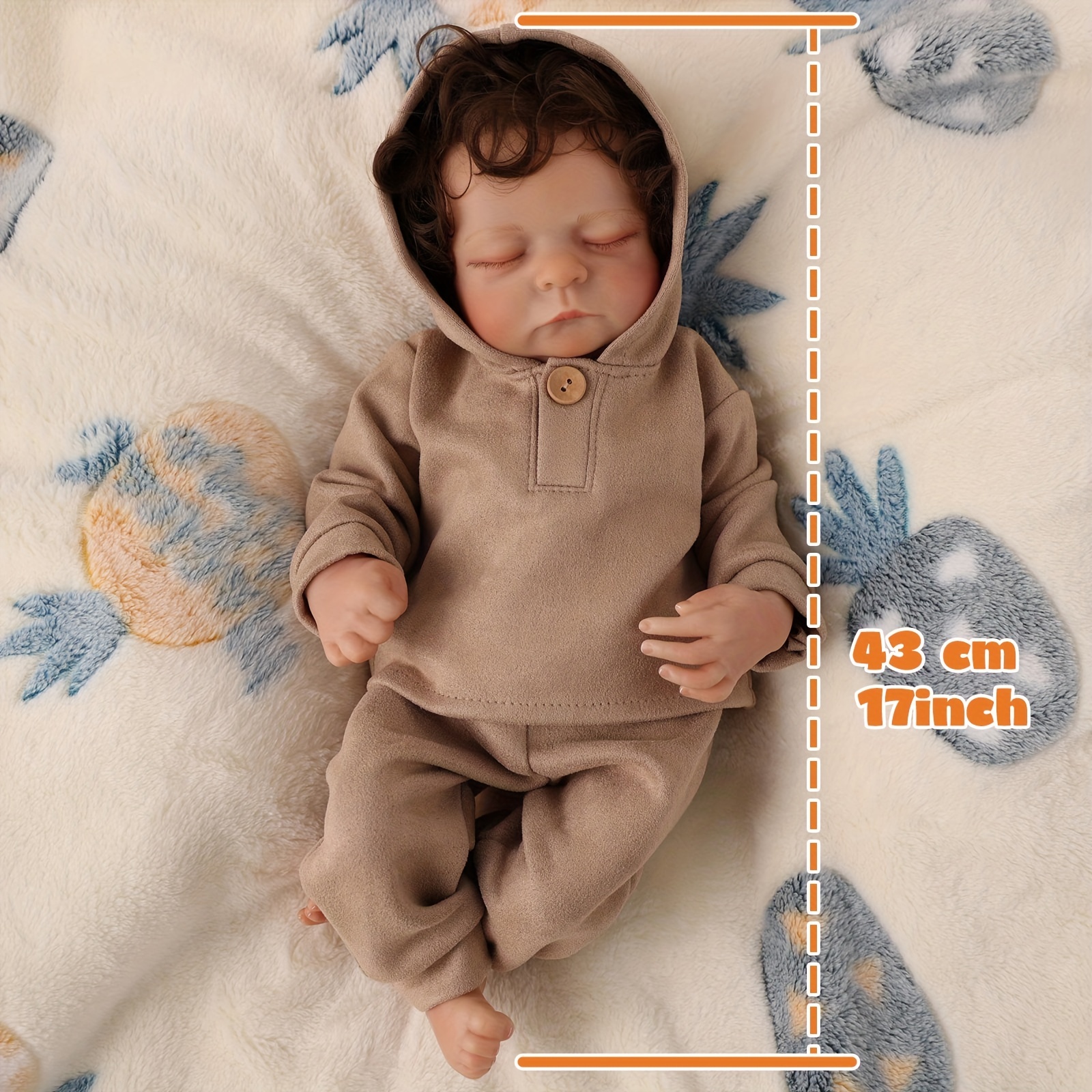 Sleeping Cuddle Therapy Realistic Reborn Baby Doll Cheap That Looks Real  Gift For Little Girl Lifelike Soft Vinyl Realistic Newborn Baby Doll,  Halloween/thanksgiving Day/christmas Gift - Temu