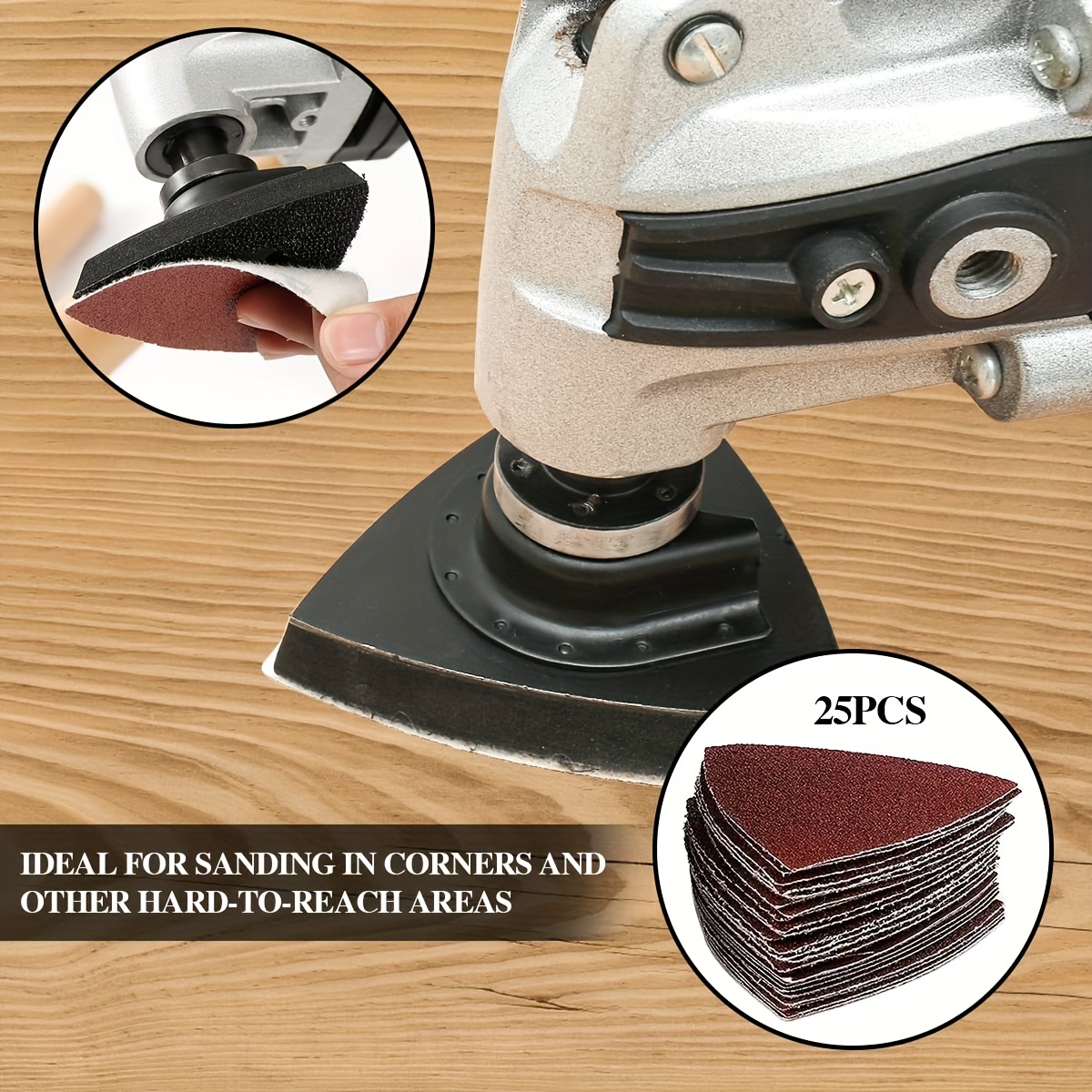 Sandpaper for store oscillating tool