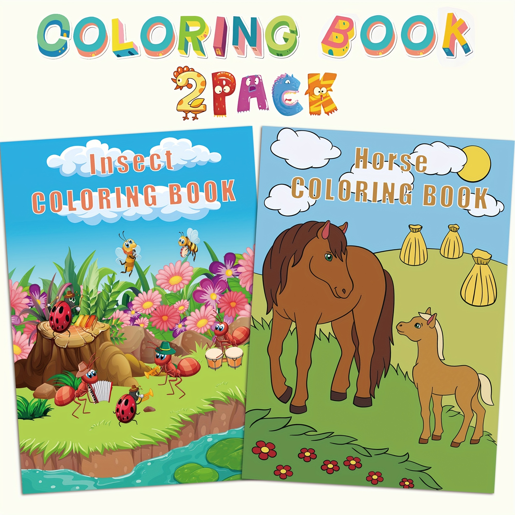 24 Coloring Books for Kids Party Favors Bulk Mini Coloring Books for Ages  2-4-8-12 Small Activity Books for Unicorn Dinosaur Mermaid Animal Birthday