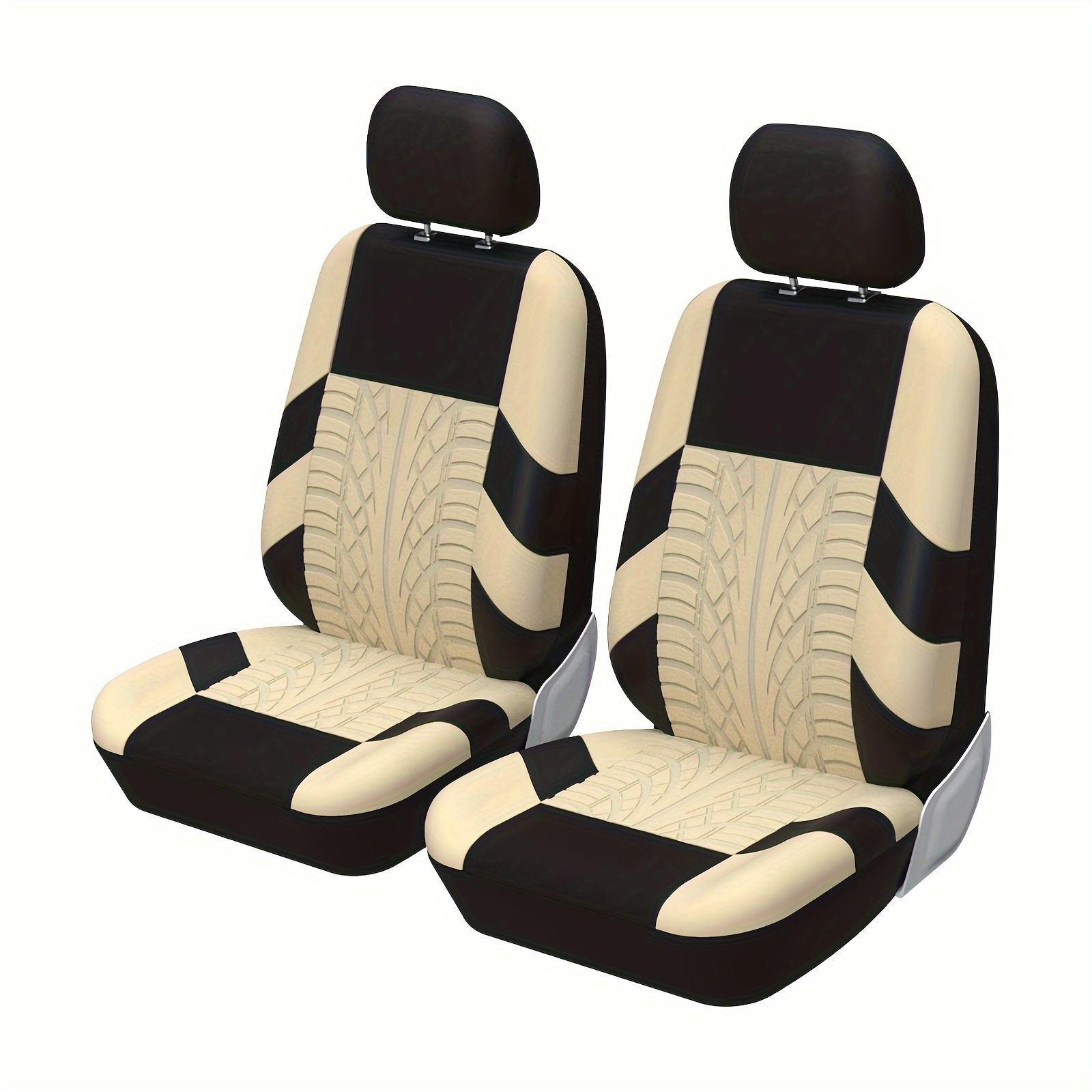 WANGIRL Sitzbezüge Auto Vordersitze 2 Stück, Autositzbezüge Leder Universal  Set, Kompatibel mit Den Meisten Limousinen und SUV (Schwarz) : :  Auto & Motorrad