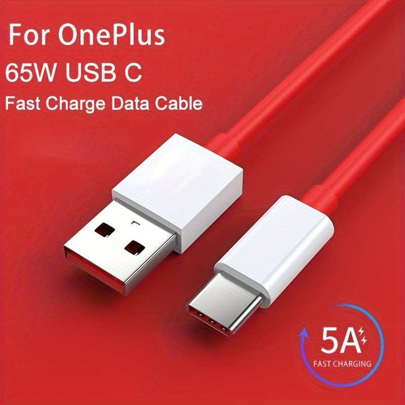 

65w 5a Usb To Type C Fast Charging Data Cable For Oneplus 9 9r N10 Ce 2 5g Warp Charge 10 Pro 9rt 8 7pro 7t 7 T 6t Usb C Charge Data Transfer Cord