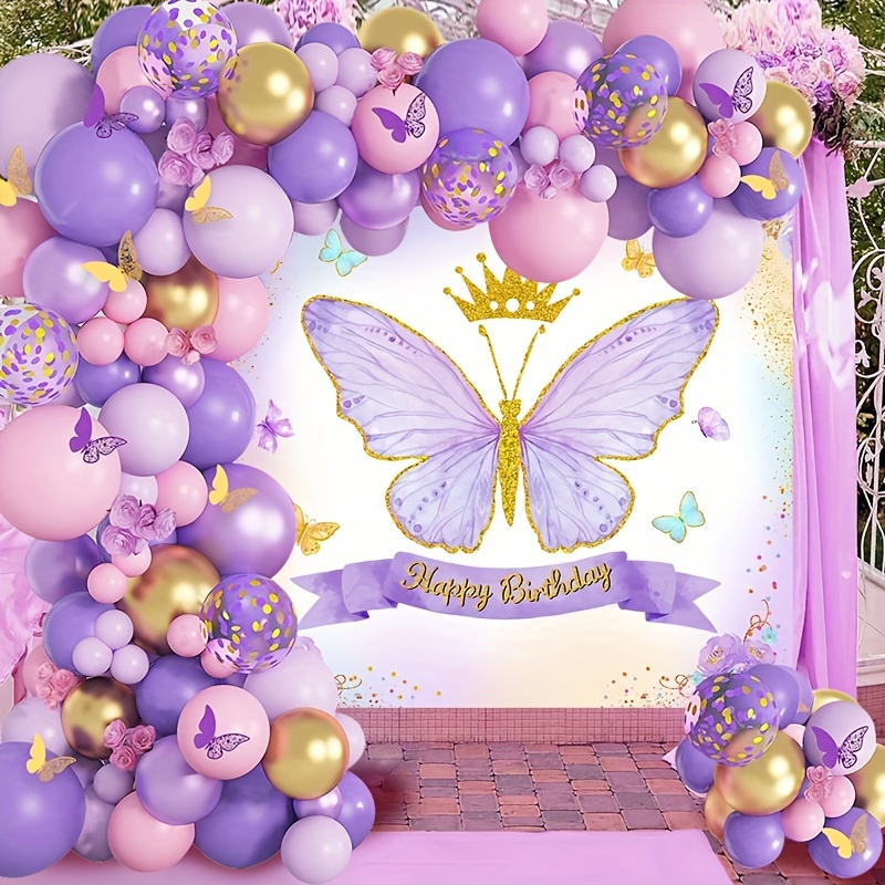 Decoration / Animation Anniversaire Violet, déco de fête pas chère pour  toutes les occasions festives - Déguise-toi