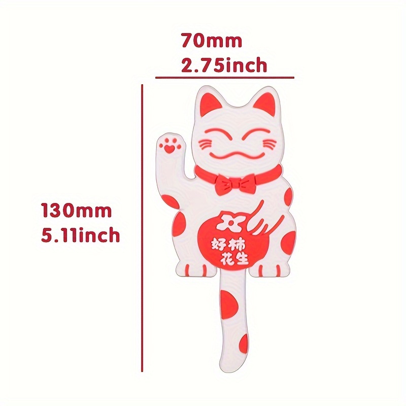 2pcs Festive Decor Cat Hook Bendable Powerful Magnetic Wall