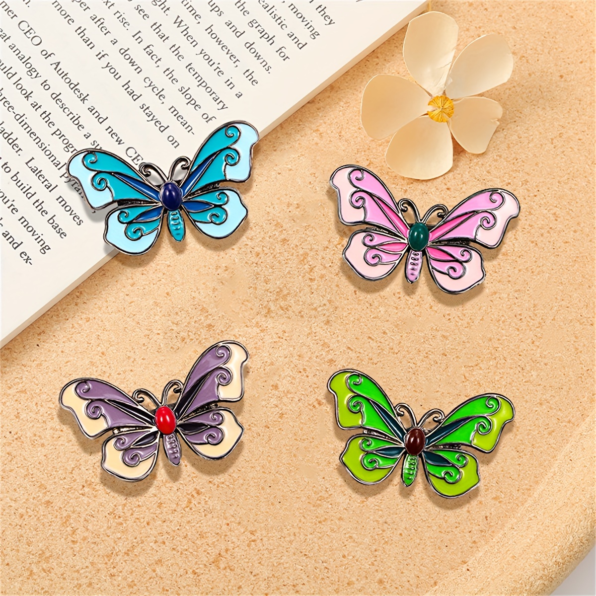 Butterfly Pins Enamel - Temu