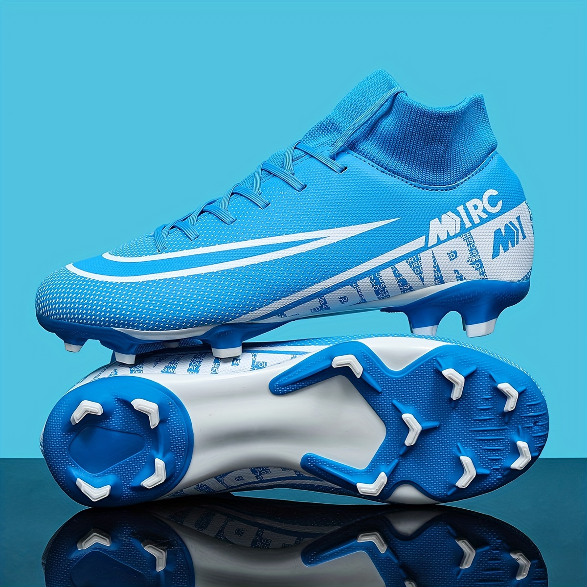 Botas de Fútbol Spike Profesionales Hombre Adulto Training High-Top Zapatos  de Fútbol : : Moda