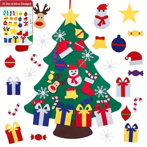  Kit de manualidades de luces navideñas de tejido de acetato -12  - Manualidades para niños y actividades divertidas en el hogar : Juguetes y  Juegos