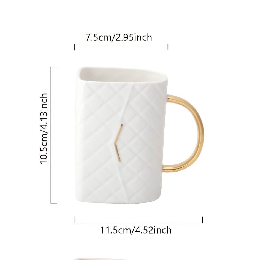 Handbag Design Coffee Mug, Ceramic Coffee Cups, Cute Water Cups