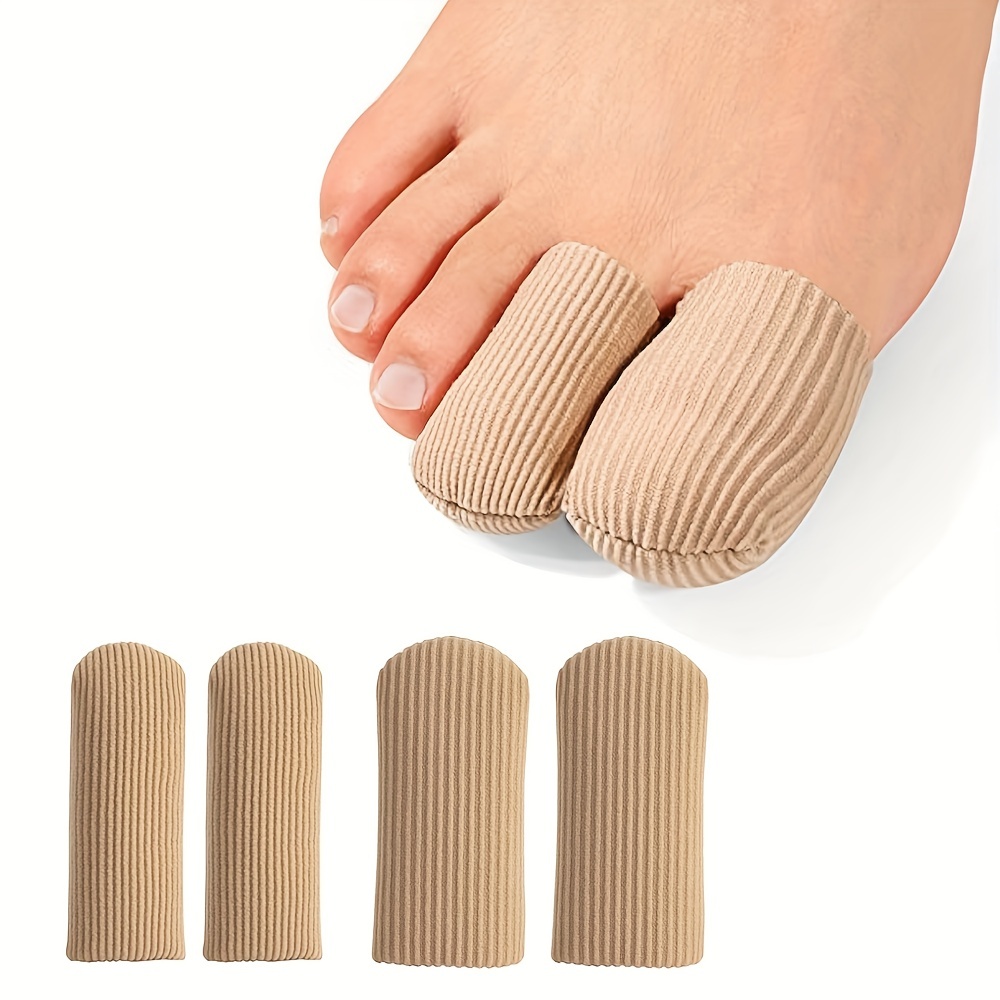 Protector de dedos grandes, 10 fundas transpirables de silicona para dedos  de los pies con agujeros, proporciona alivio de uñas perdidas o encarnadas