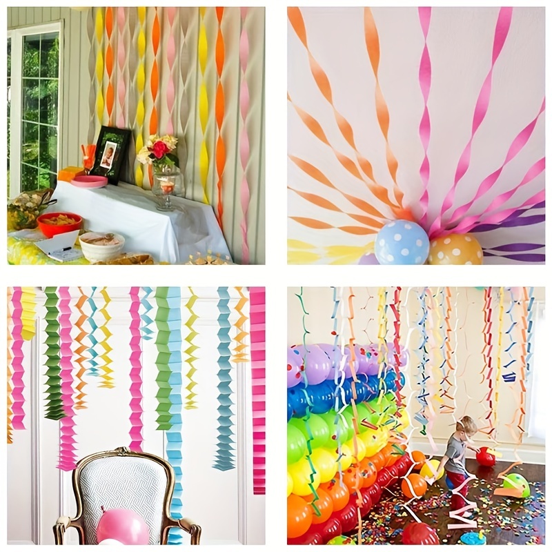 Assorted Rolls Crepe Paper Art Tissue Party Streamers DIY Projects