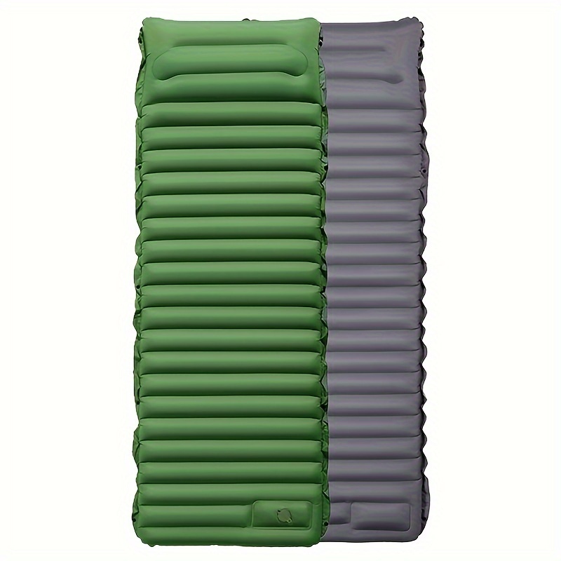 TEMU Extended, Widened, And Thickened Inflatable Inflatable Sleeping Pad, 10cm Thick Inflatable Sleeping Pad, Outdoor Camping Sleeping Pad, Tent