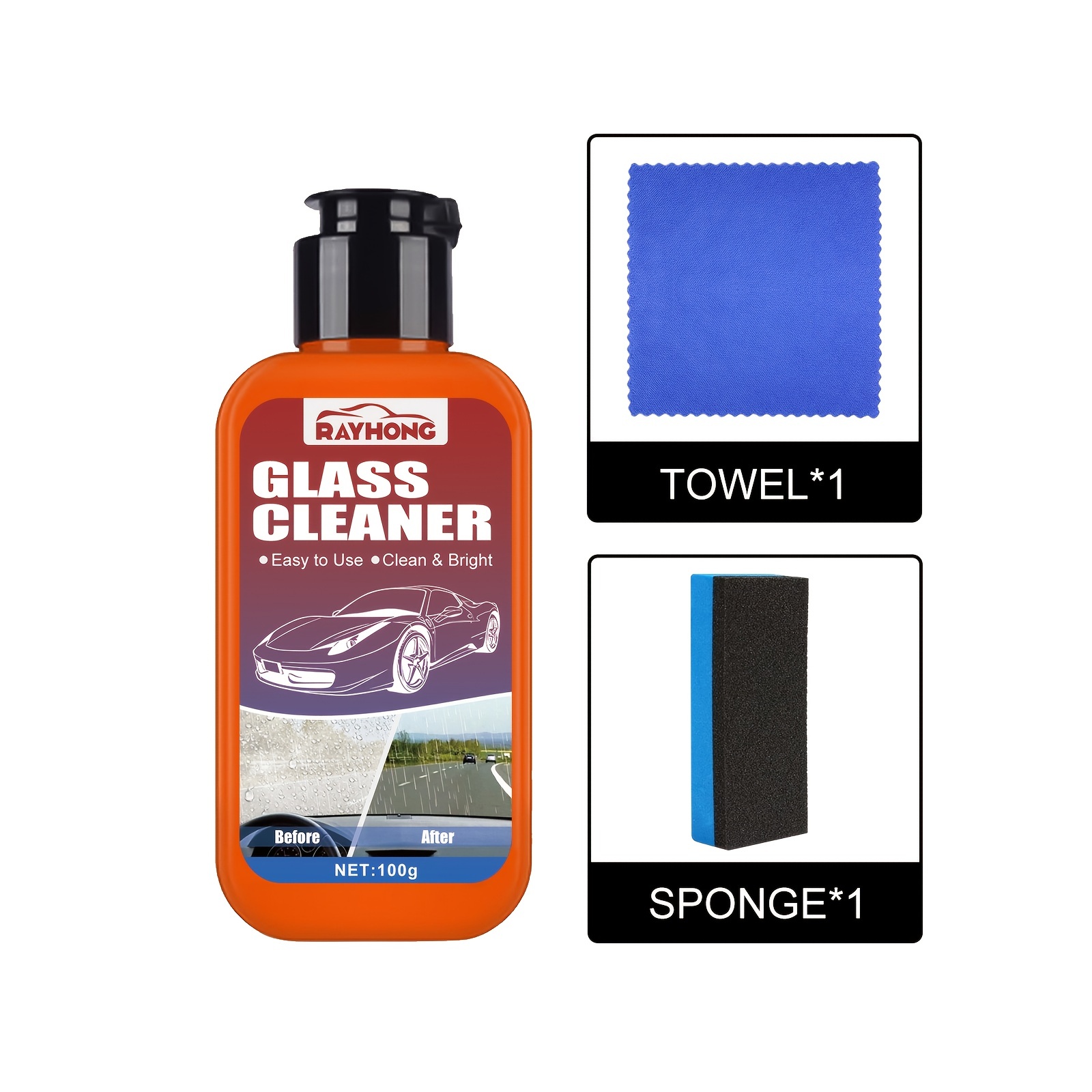 Cleaning Agent For Car Glass Anti Fogging And Anti Paint - Temu