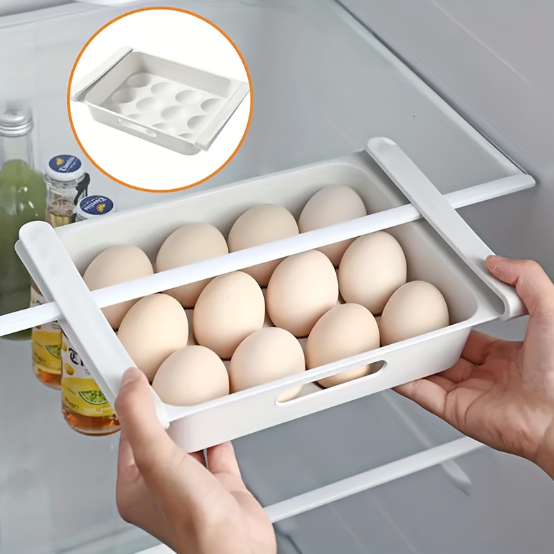 1pc Refrigerator Drawer With Drawer, Can Stack Transparent Refrigerator  Drawer, Fruit And Vegetable Storage Containers, Suitable For The Kitchen  Pantr