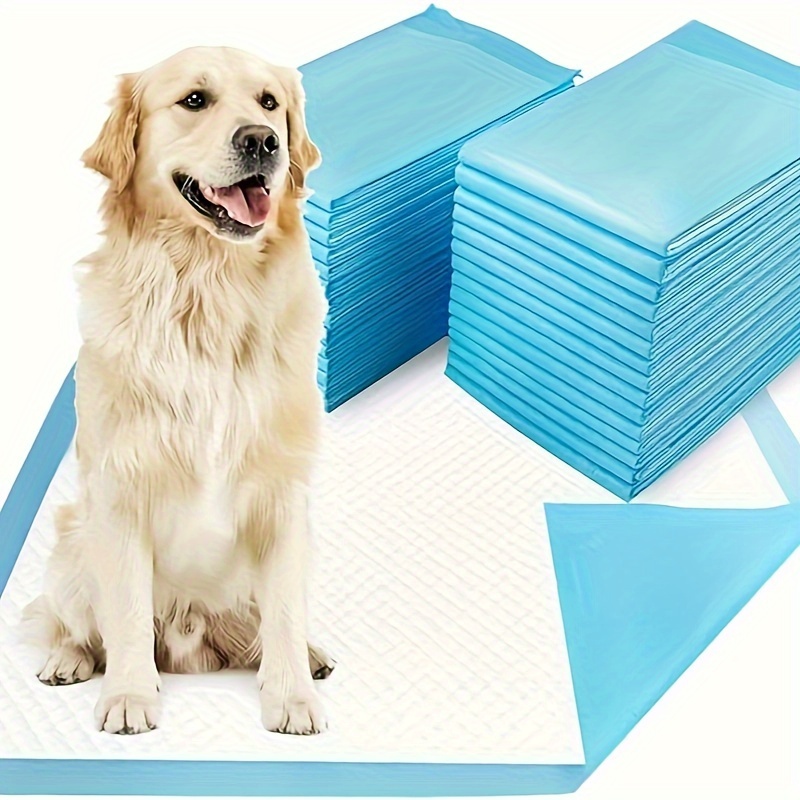 

20/40/50/100pcs Dog And Puppy Pee Pads With Leak-proof Quick-dry Design For Potty Training, High Absorbent Puppy Toilet Mats Dog Diaper Pads