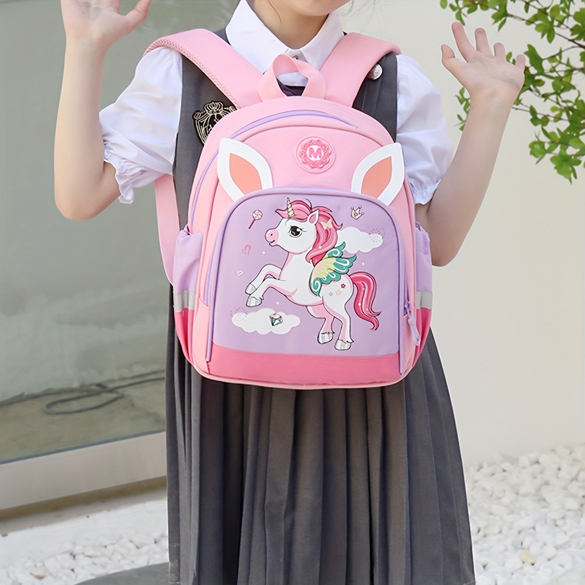 Excavator Unicorn Backpack for Kids
