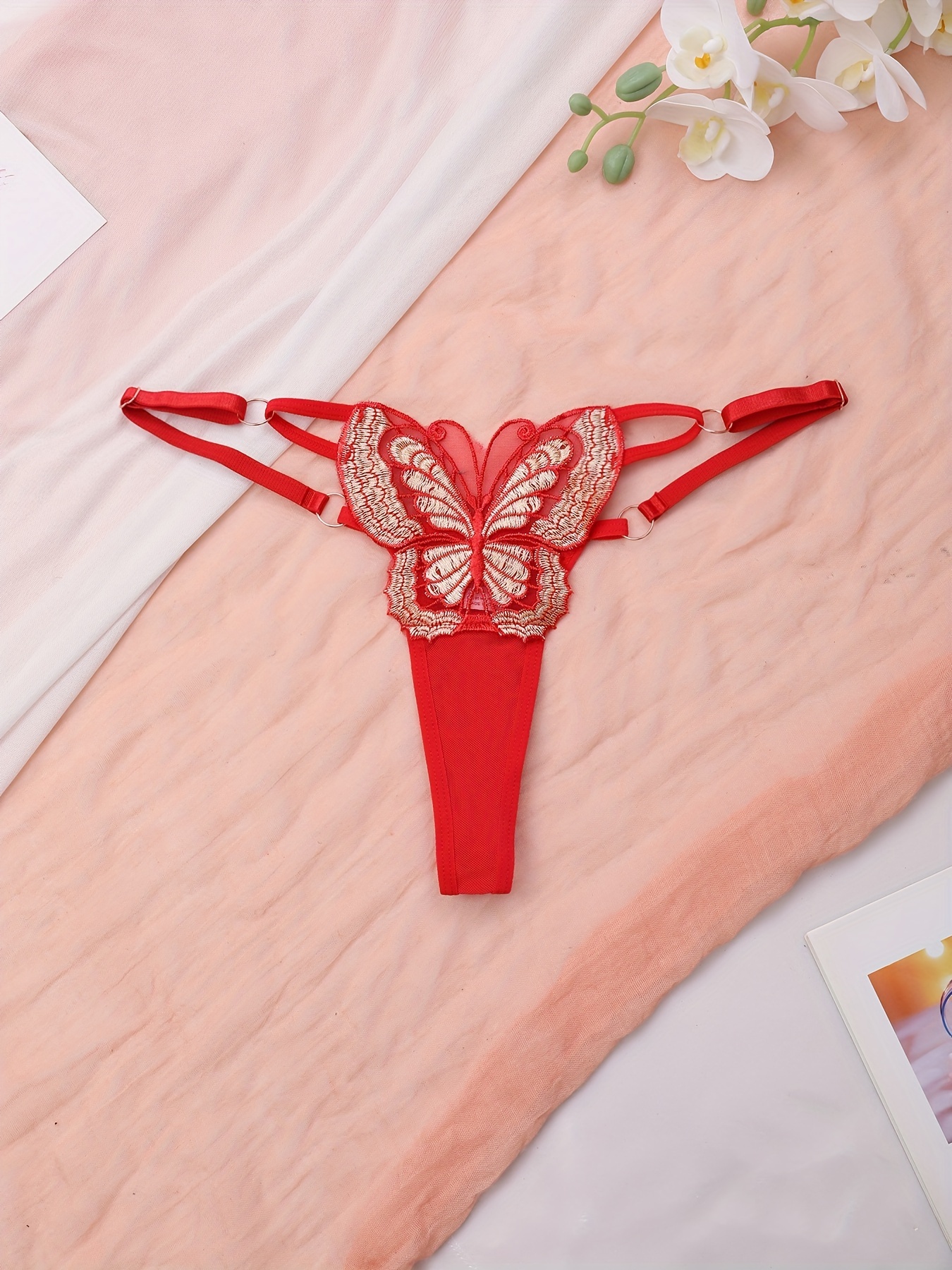 Butterfly Micro Lace Hipster Panty