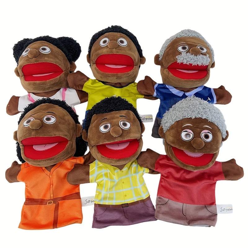 Marionetas Mano Familiares Marionetas Niños Miembros Familia - Temu