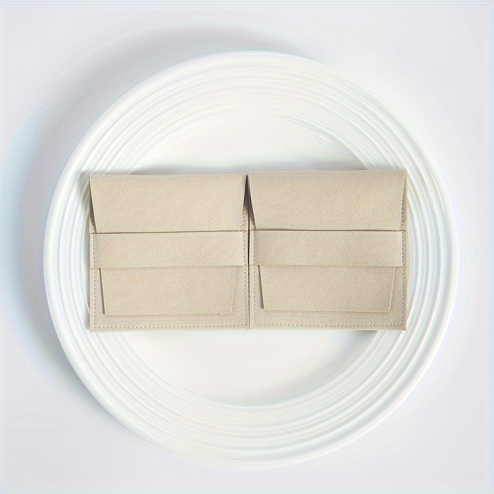 10 кожаных мешочков для украшений из замши, элегантные пылезащитные сумки для колец, серег, браслетов, свадебные аксессуары, детали 12