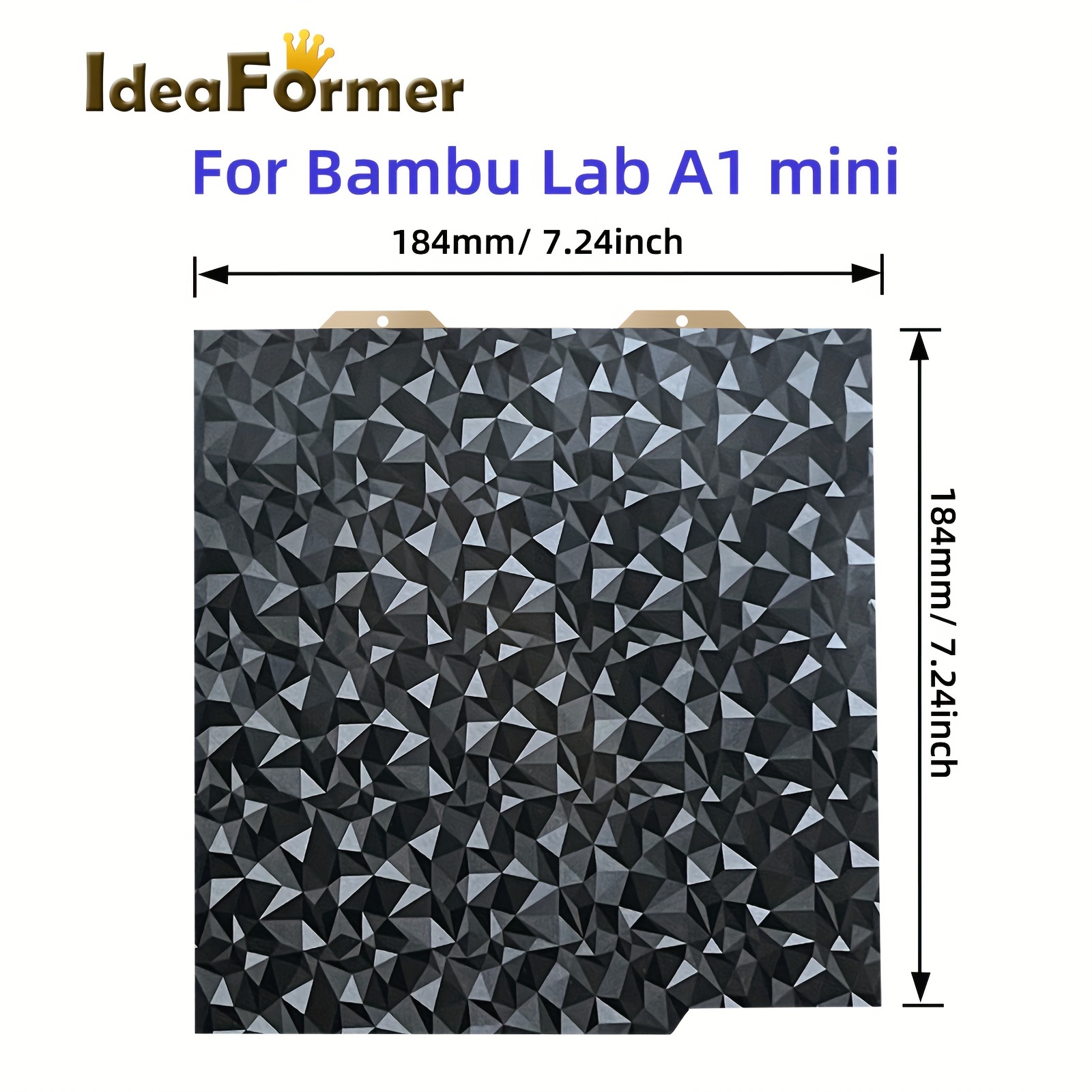 For Bambu Lab x1 Build Plate X1C Holographic Pey Sheet Pet Pei Texture  257x257 Peo Sheet For Bambulab P1P Lab Bamboo Heated Bed