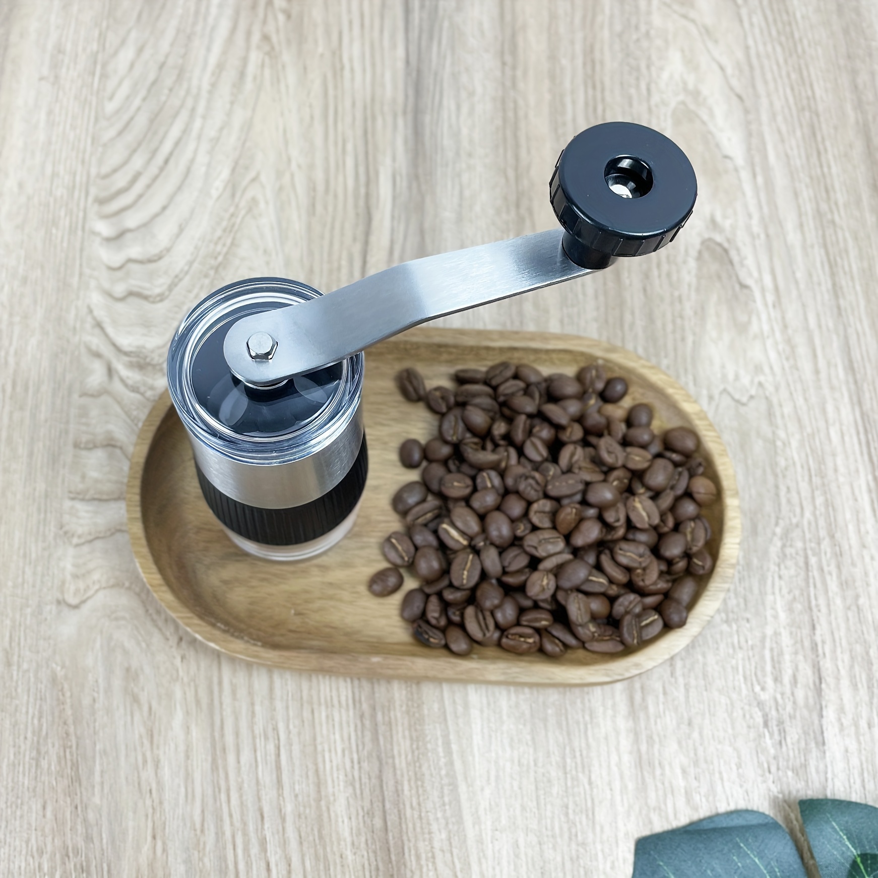 Hand-cranked Black Coffee Grinder - Manual Bean Grinder For Home Use - Small  Powder Grinder For Coffee Beans - Coffee Accessories - Temu
