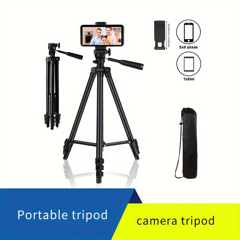 Trípode para teléfono, soporte de trípode extensible para teléfono celular  y cámara de 67 pulgadas, palo selfie con control remoto inalámbrico