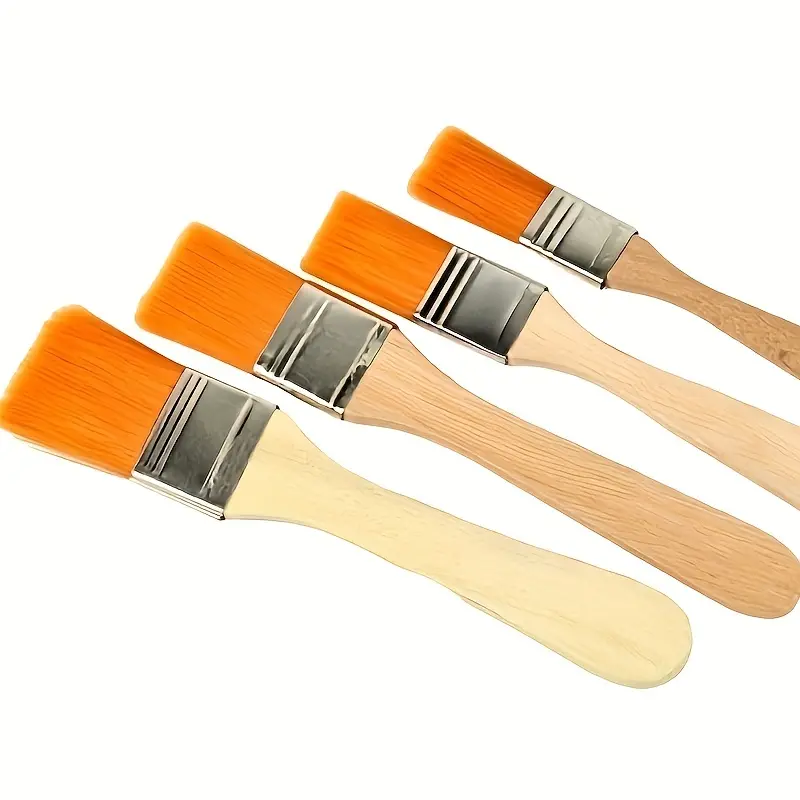 4pcs Nylon Acrylic Oil Painting Brush Kit Mobile Phone Tablet Keyboard  Electronic PCB Cleaning Repair Tool Soft Nylon Brush Painting Tools  Cleaning Br