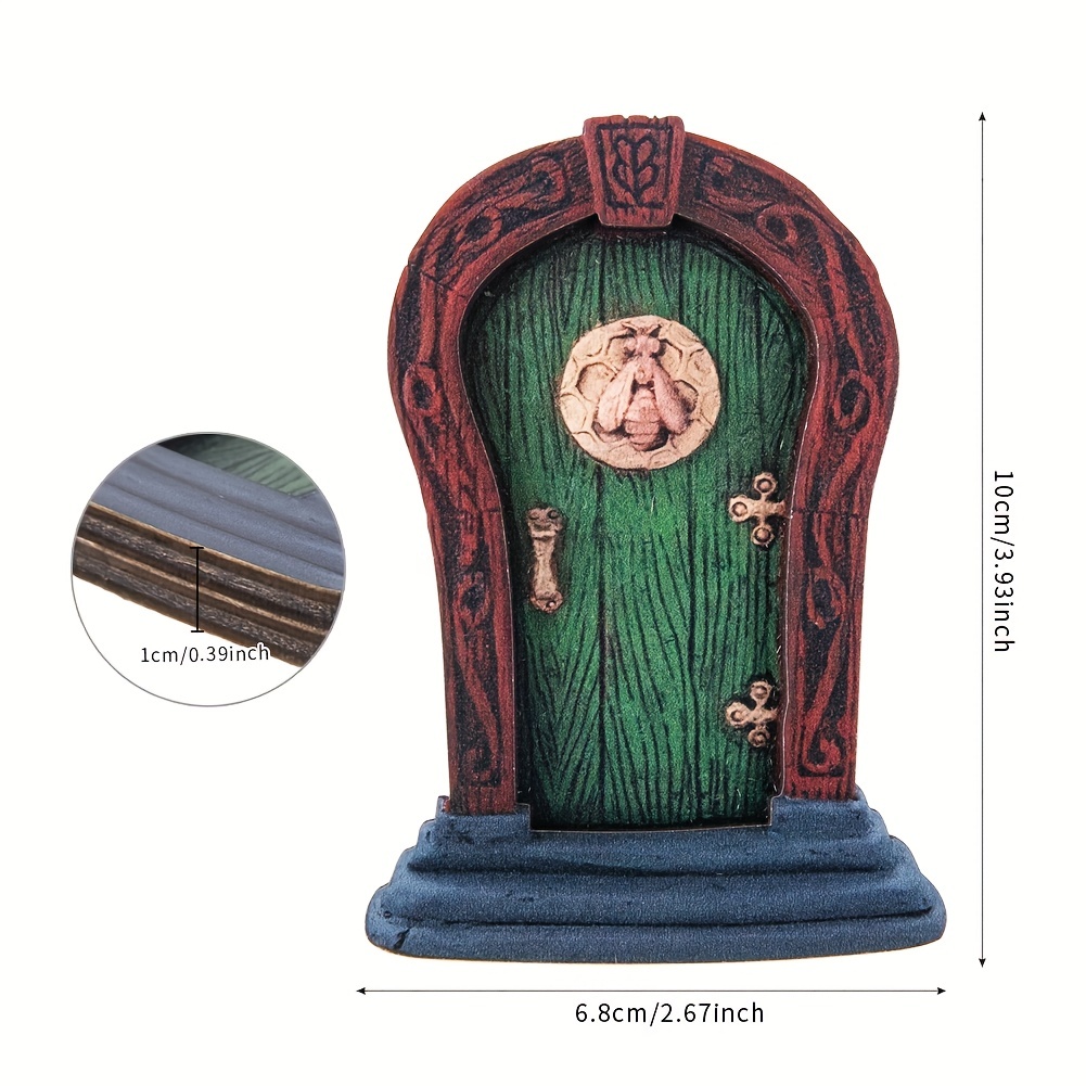  Fairy Doors for Trees Outdoor, Miniature Garden