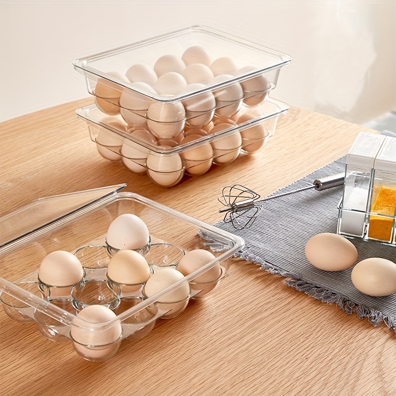 Plastic Egg Holder Refrigerator Egg Holder Refrigerator Egg - Temu