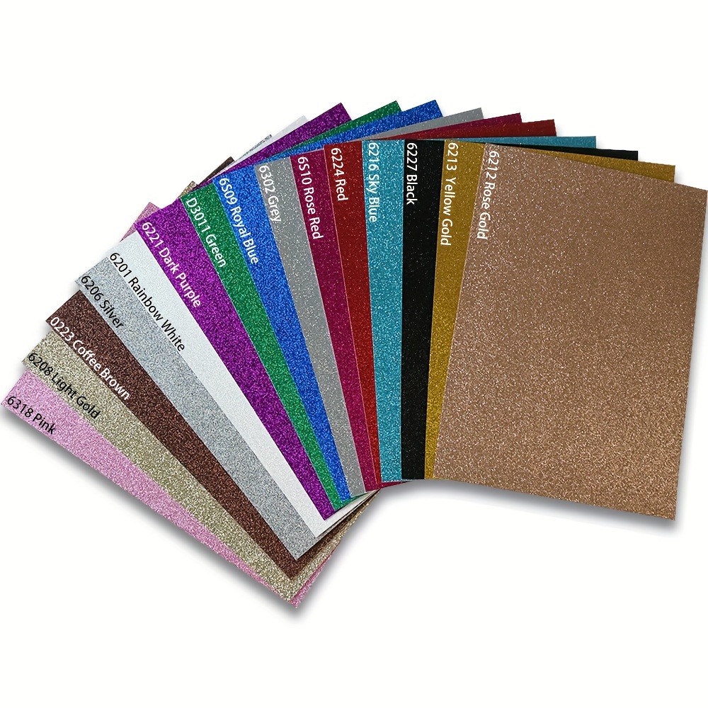 15 Colors A4 Size Metallic Cardstock, Gold And Silver