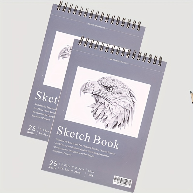 Sketch Book Top Spiral Bound Sketch Pad Acid Free Art - Temu