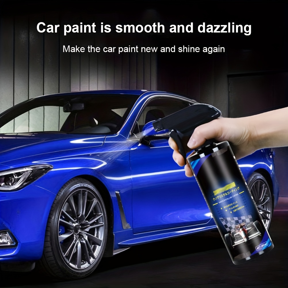 Ceramic Coating Spray For Auto Paint Crystal Wax Spray Nano - Temu