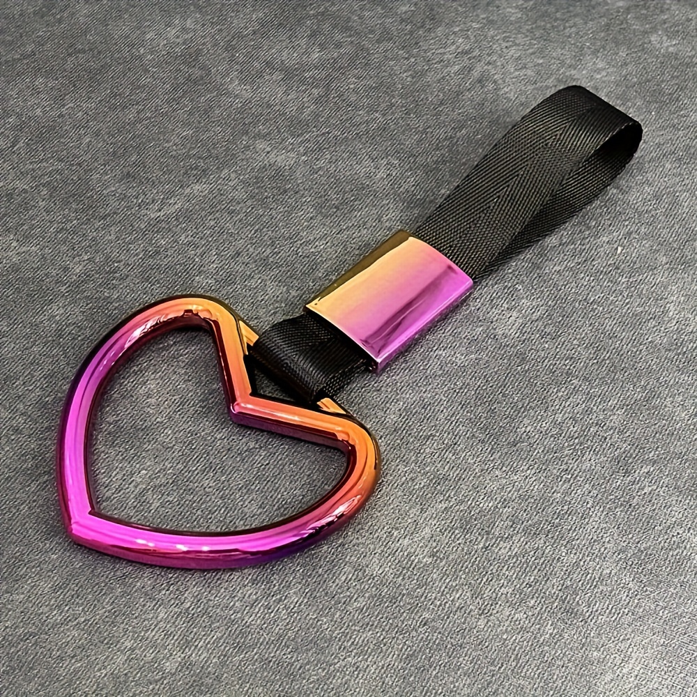 Car Heart strap Tow hook Train Bus Handle Hand Strap Red Black Pink Blue  Red Purple AliExpress