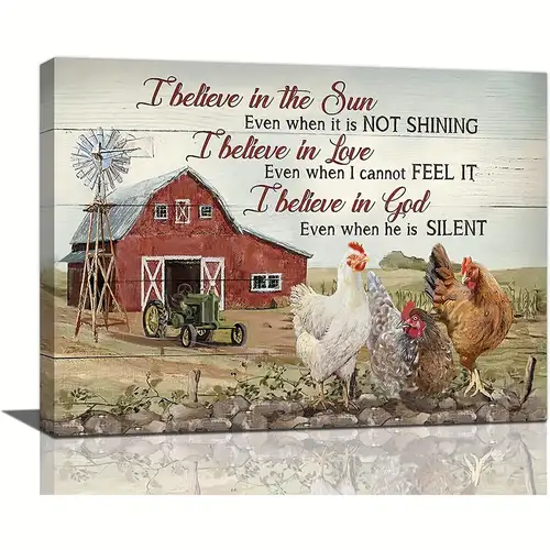  Farmhouse Style Decor 3pcs/Set Chicken Butt Fridge