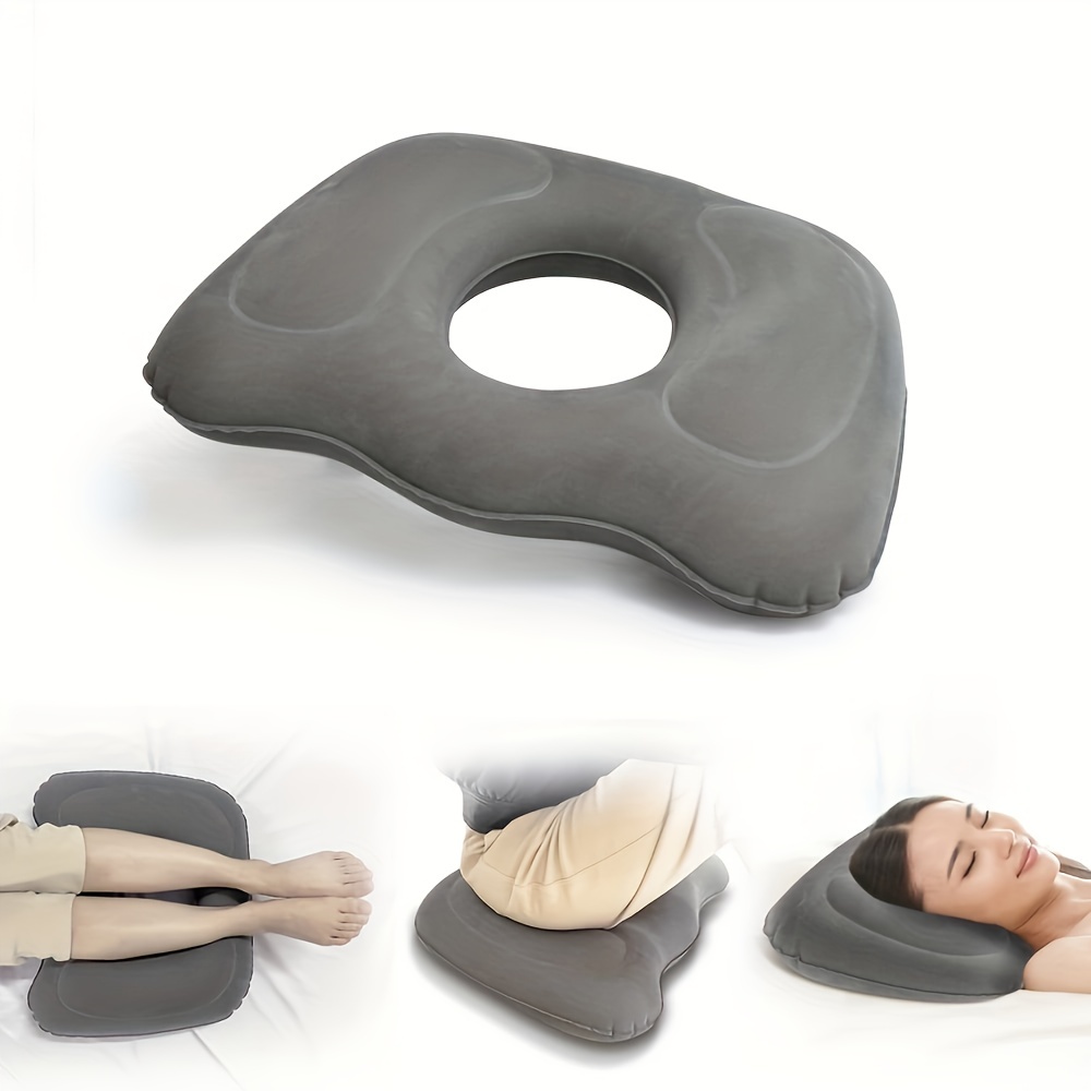 1pc Inflatable Seat Cushion, Butt Lift Pillows For Home Car Office Chair  Wheelchair, Chair Cushion relax Tailbone Back Coccyx Hemorrhoid Sciatica