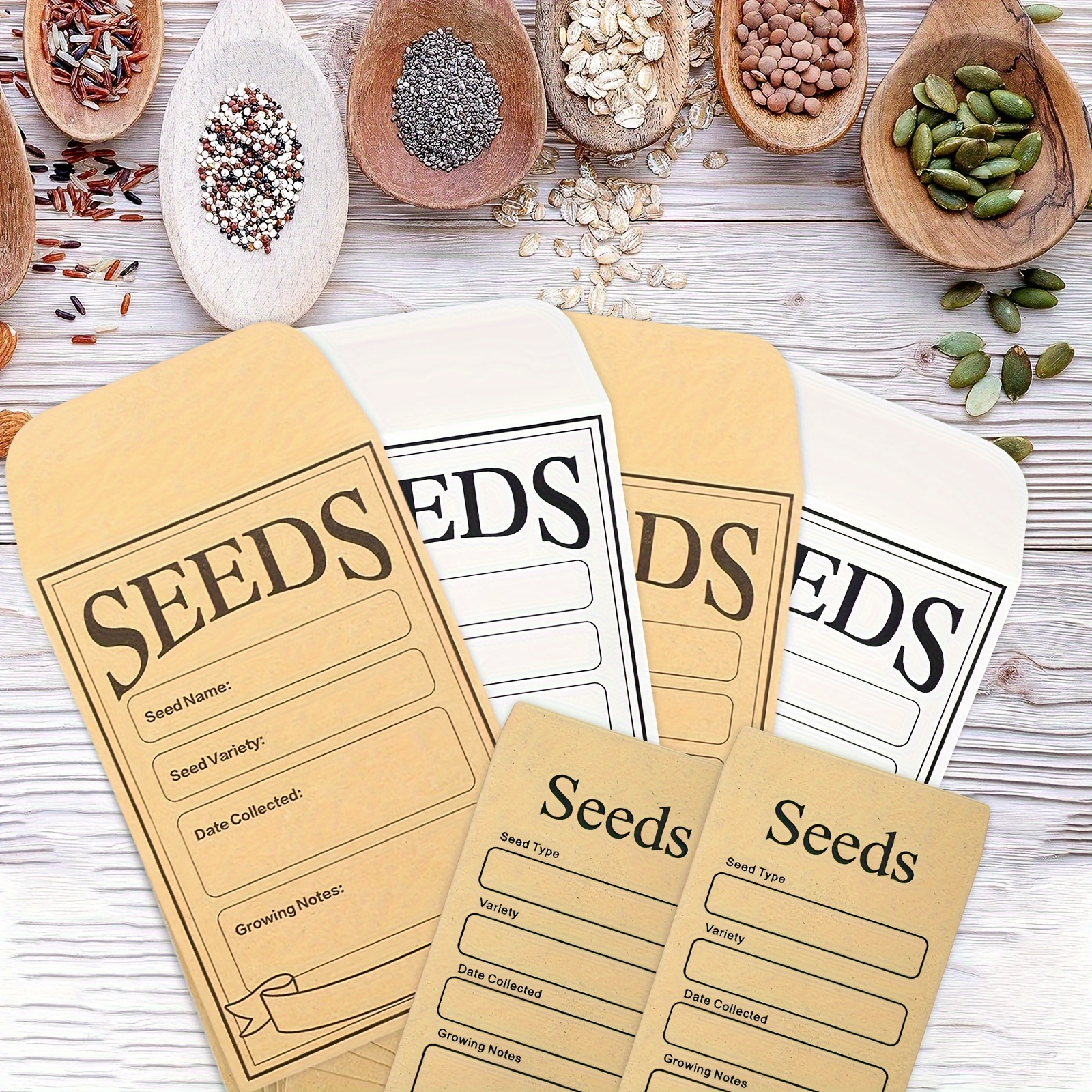 My seed packet organizer is 40 PERCENT OFF right now so I 🔗ed it