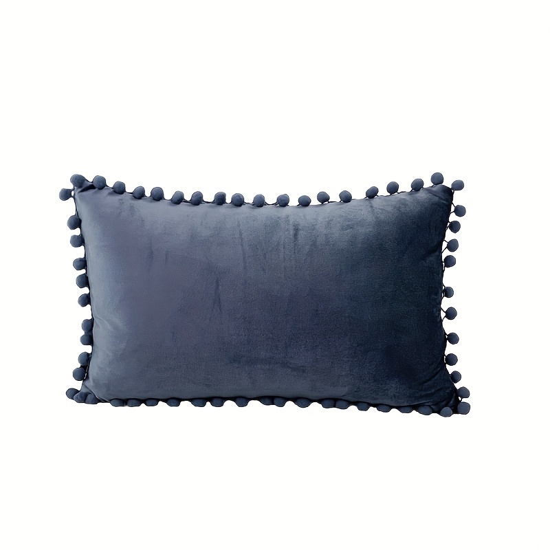 Solid Color Polyester Throw Pillow - Temu