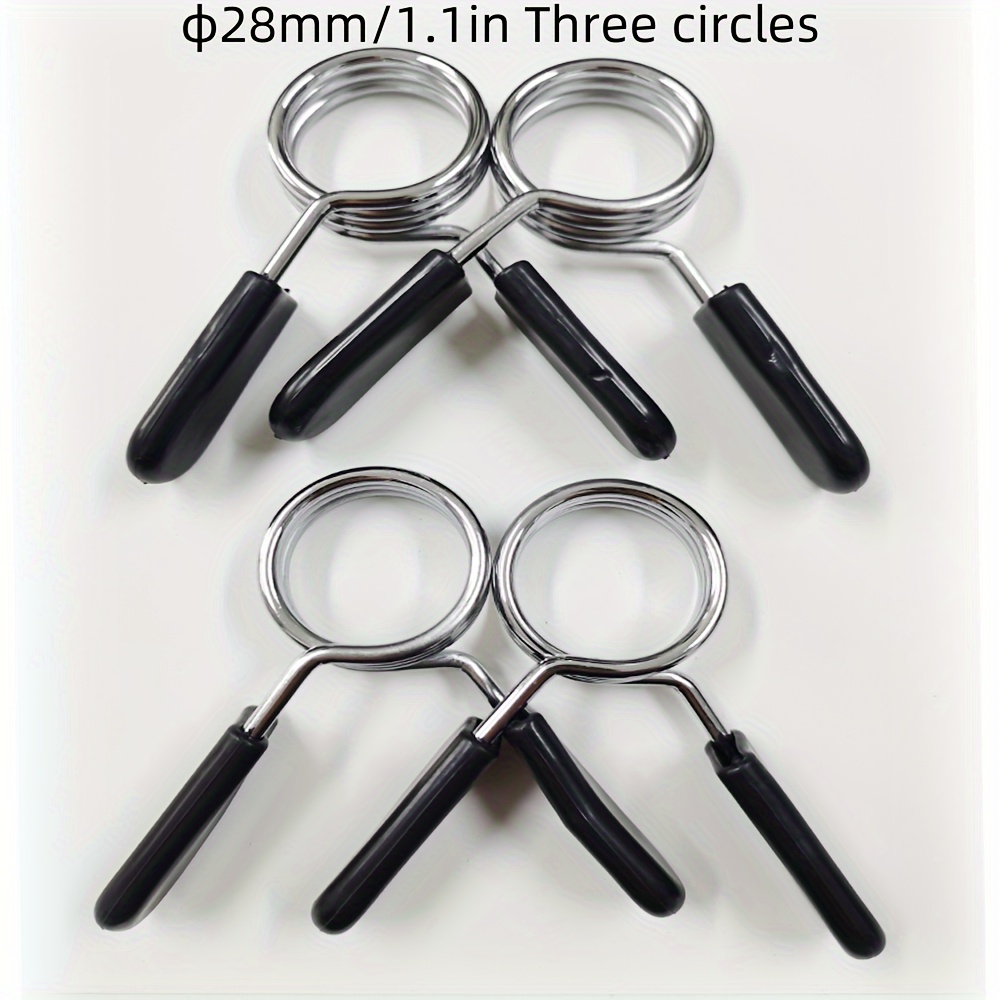 Barbell Clamps Spring Weight Clips Dumbbell Bar Clip