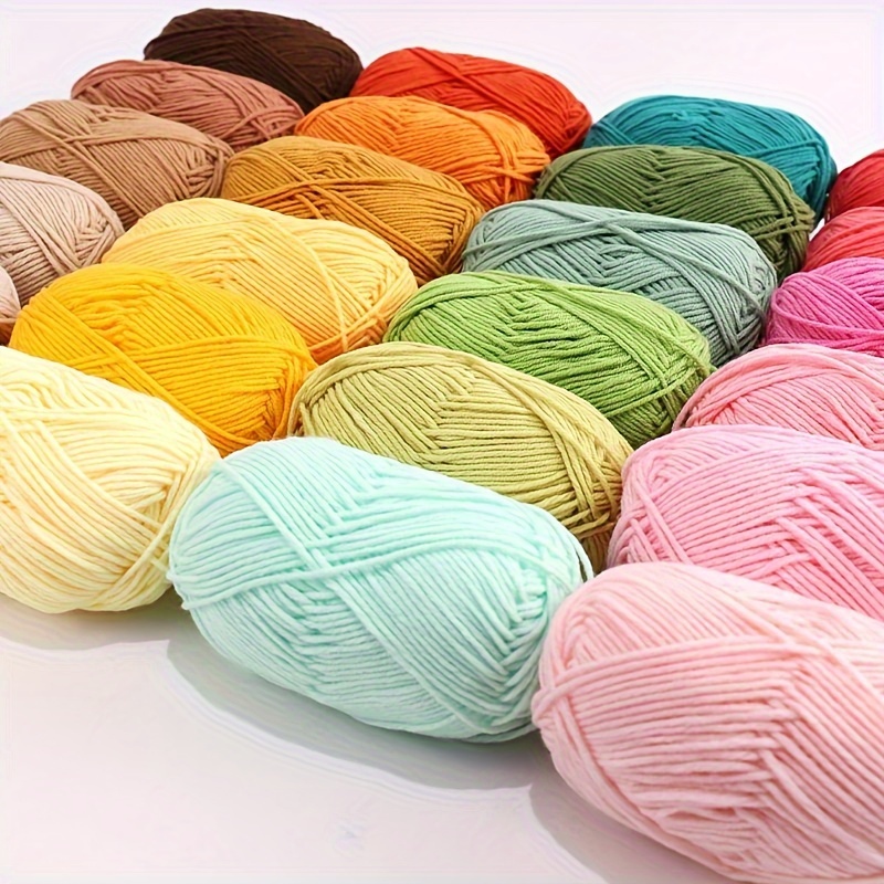 1pc Super Soft Handmade Crocheted Cotton Ball Used For Crochet Knitting And  Diy Crafts With Multi Color Yarn 25g Piece, Don't Miss These Great Deals