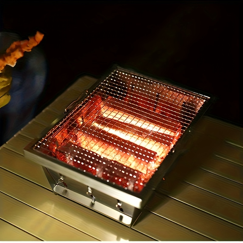 Fornello da campeggio Stufa a legna in acciaio inossidabile Strumenti  portatili per bruciare all'aperto per la sopravvivenza Trekking Forniture  da cucina
