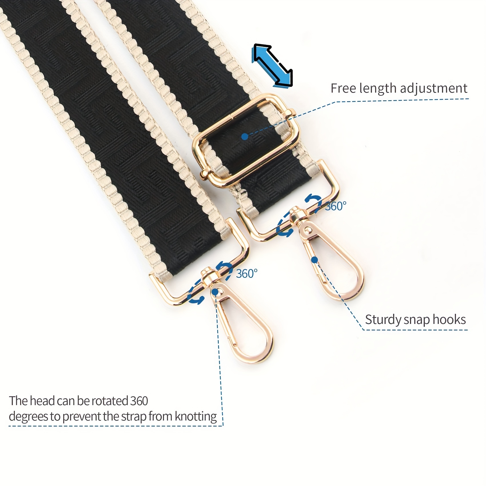 Shoulder Strap Purse Strap Replacement Adjustable Length