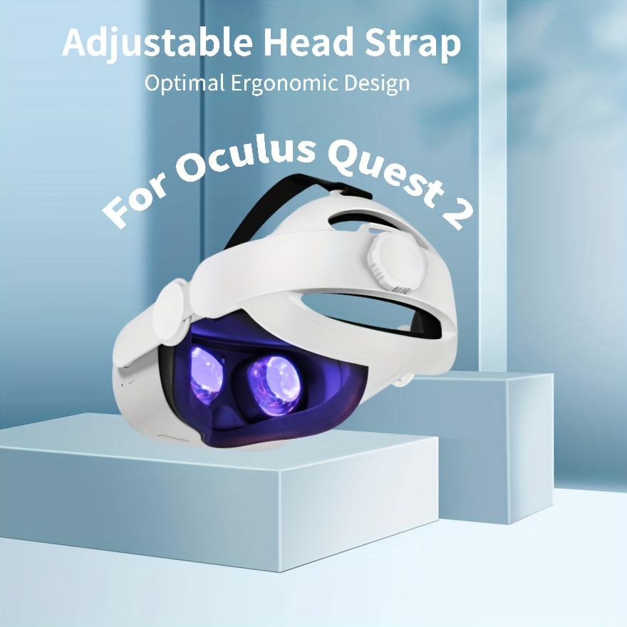 QH3 Pressure-Free Head Strap: Enhance Comfort with Added Top-Fit Adjus