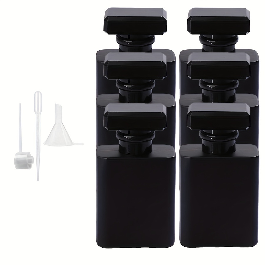 E-shop 1/3/6 Stück 30ml High-End Parfüm Nachfüllflasche Glas Sprühflasche 30ML Ersatz Kosmetik Tragbare Schwarze Flasche Große Kapazität 50ml Leere
