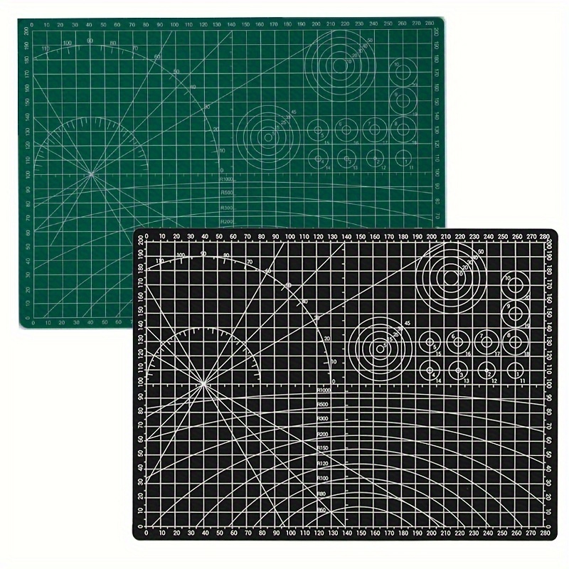 1pc A4 Double Sided Cutting Mat, A4 Double Sided Cutting Mat Utility  Engraving Board Knife Engraving Book For Cutting, Sewing And Crafting, Grid  Line