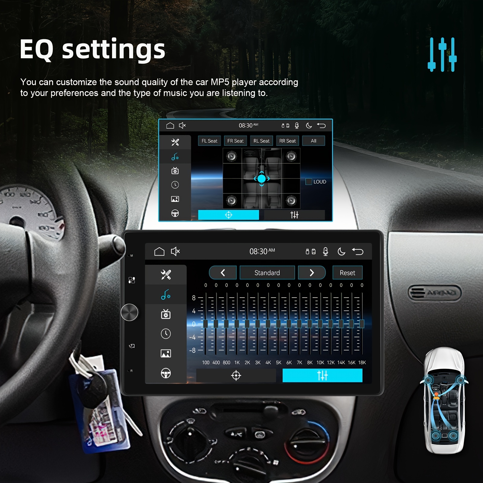 Single 1din Hd Capacitive Touch Screen Car Mp5 Player - Temu